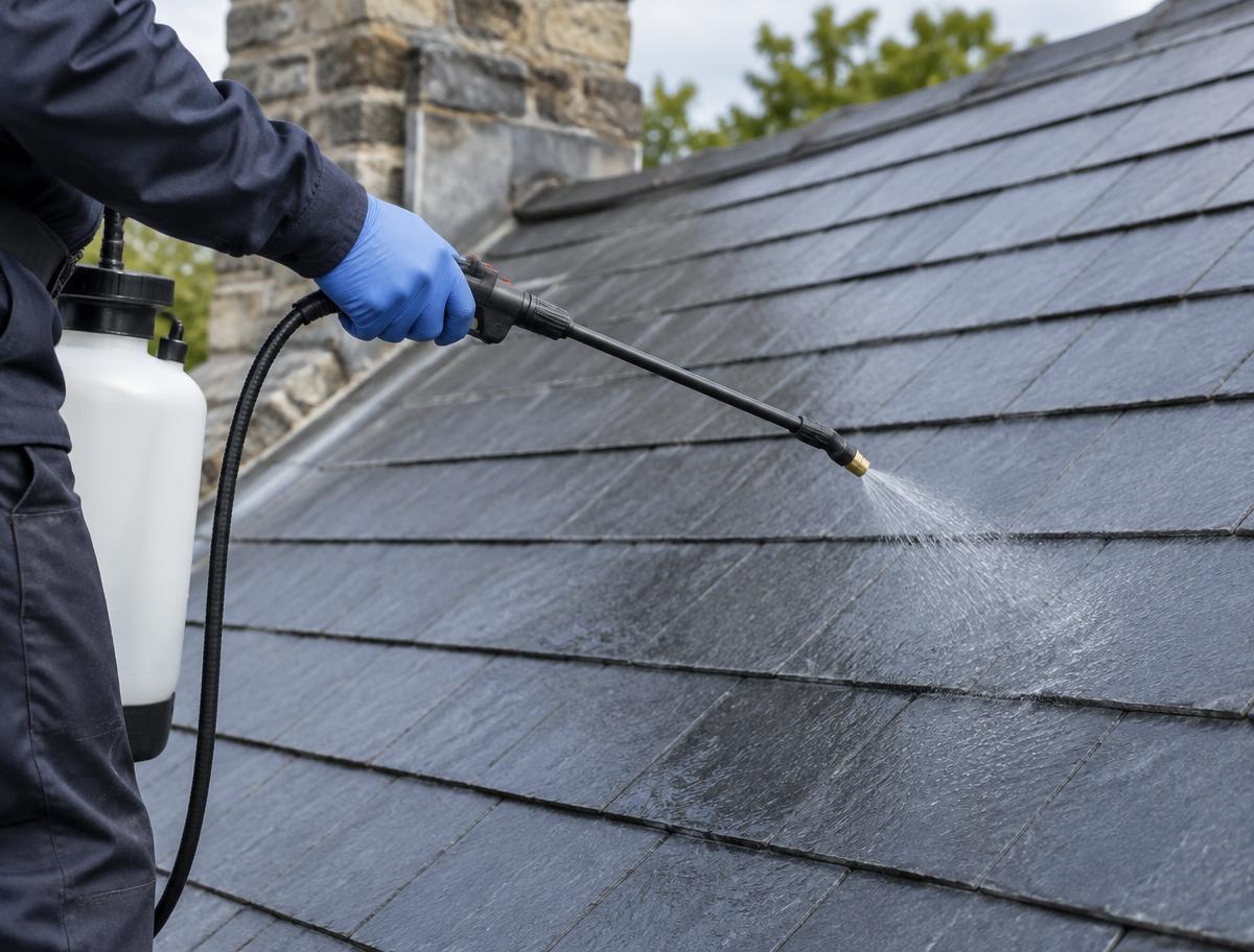 Roof Cleaning & Biocide Treatments